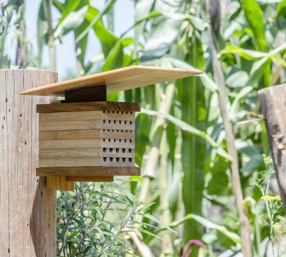 Refugio: Casa LITE (Piso) para abejas solitarias